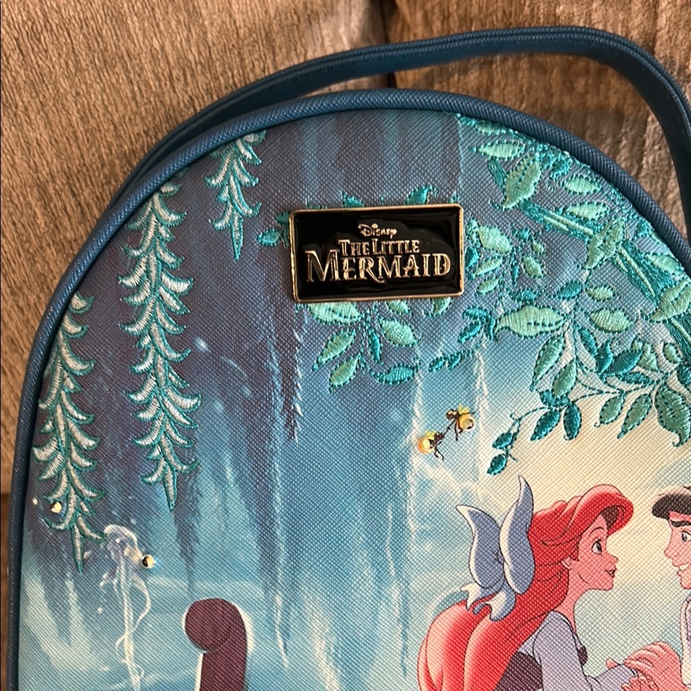 Disney Bio Work little mermaid backpack 11 x 9 brand new - Picture 11 of 12